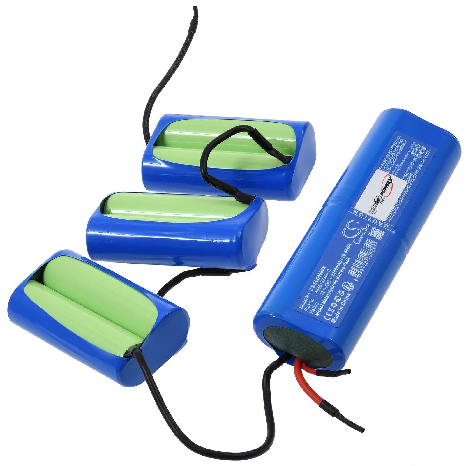 Powery Ersatzakku für AEG AG935 Staubsauger-Akku 2200 mAh (12 V)