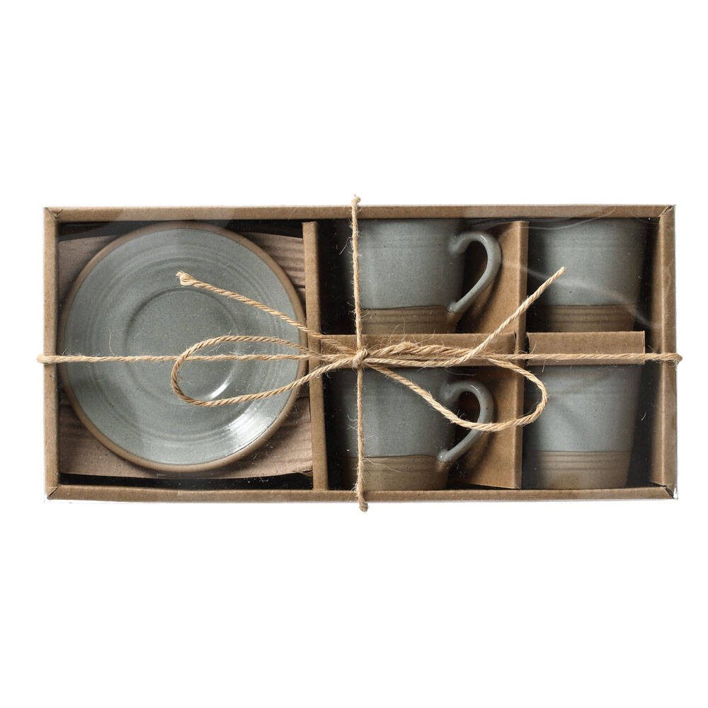 Zeller Present Tasse Espressotassen aus Keramik, 60 ml, 8-teiliges Set, Keramik – Bild 4 von 4