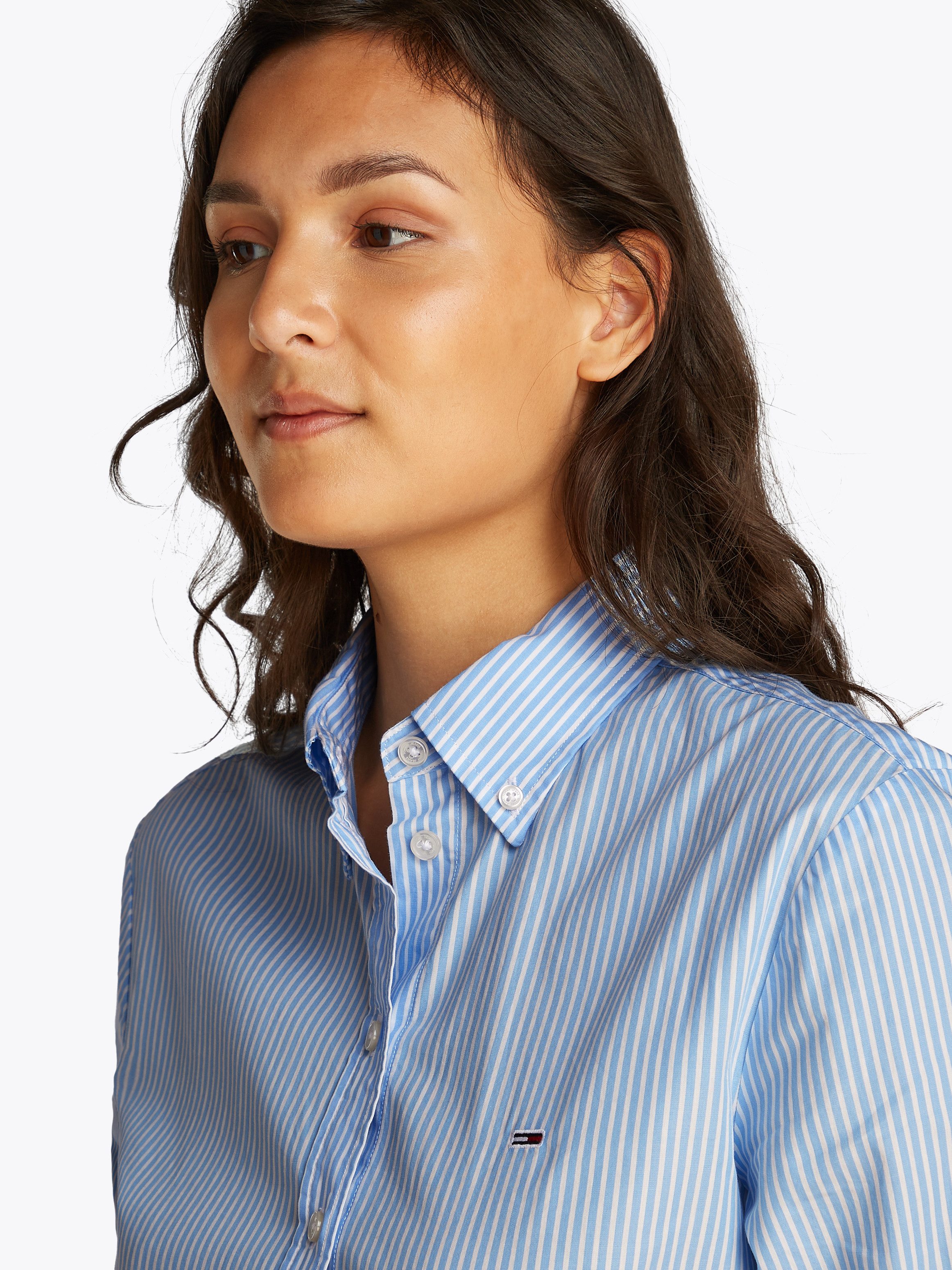 Tommy Jeans Hemdbluse TJW REG PINSTRIPE günstig online kaufen