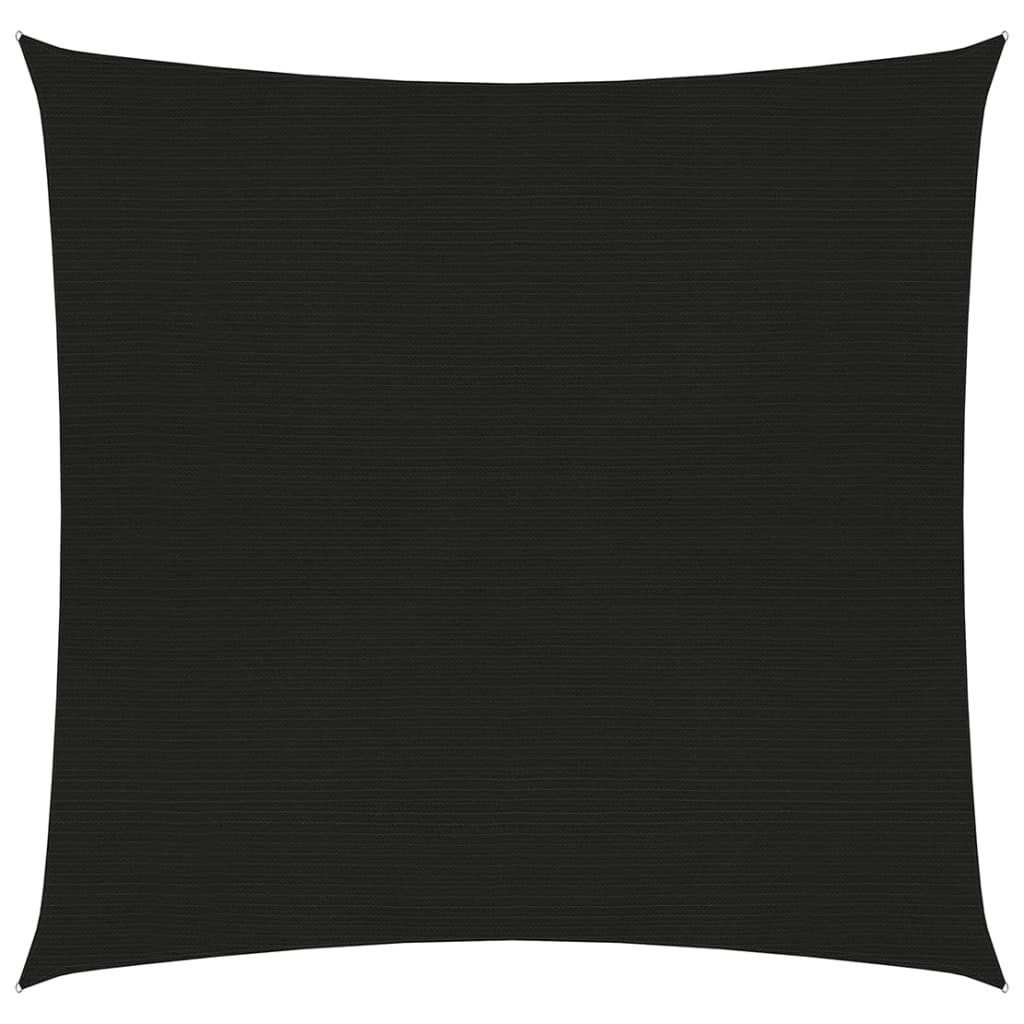 Sonnensegel Sonnensegel 160 g m² Schwarz 3x3 m HDPE Beschattung Quadrat