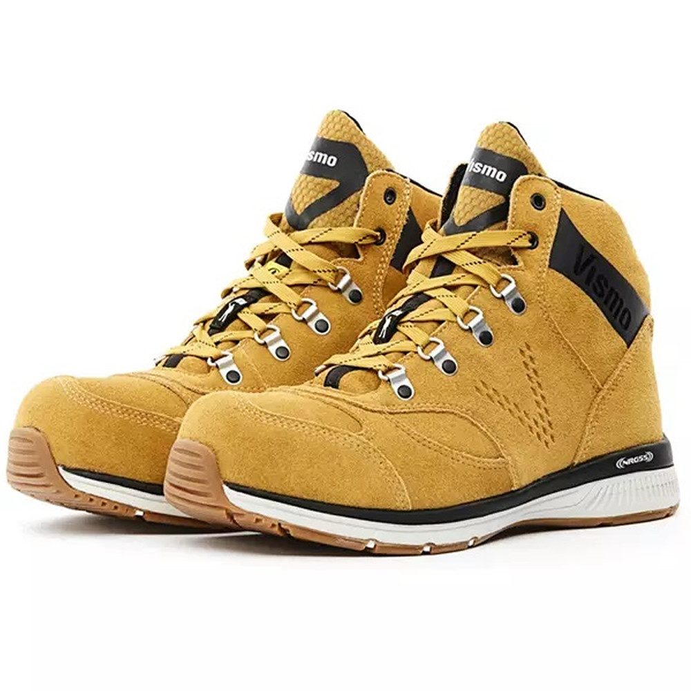 S3 Sicherheitsschuhe Leder Beige, Rutschfest, Zehenschutz Sicherheitsschuh
