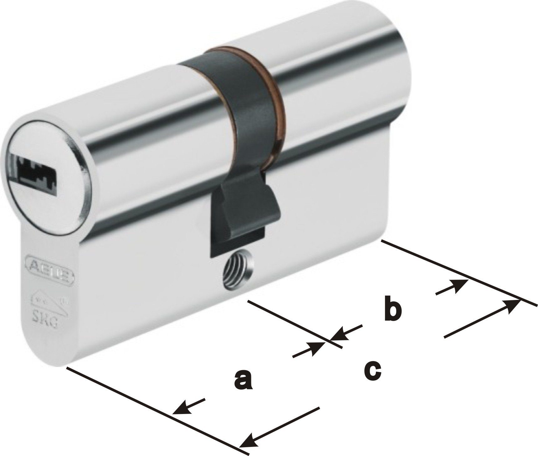 ABUS Profilzylinder ABUS XP20S Doppelzylinder versch. Längen, 3-10 Schlüssel, Verschiedenschließend mit N+G – Bild 2 von 2