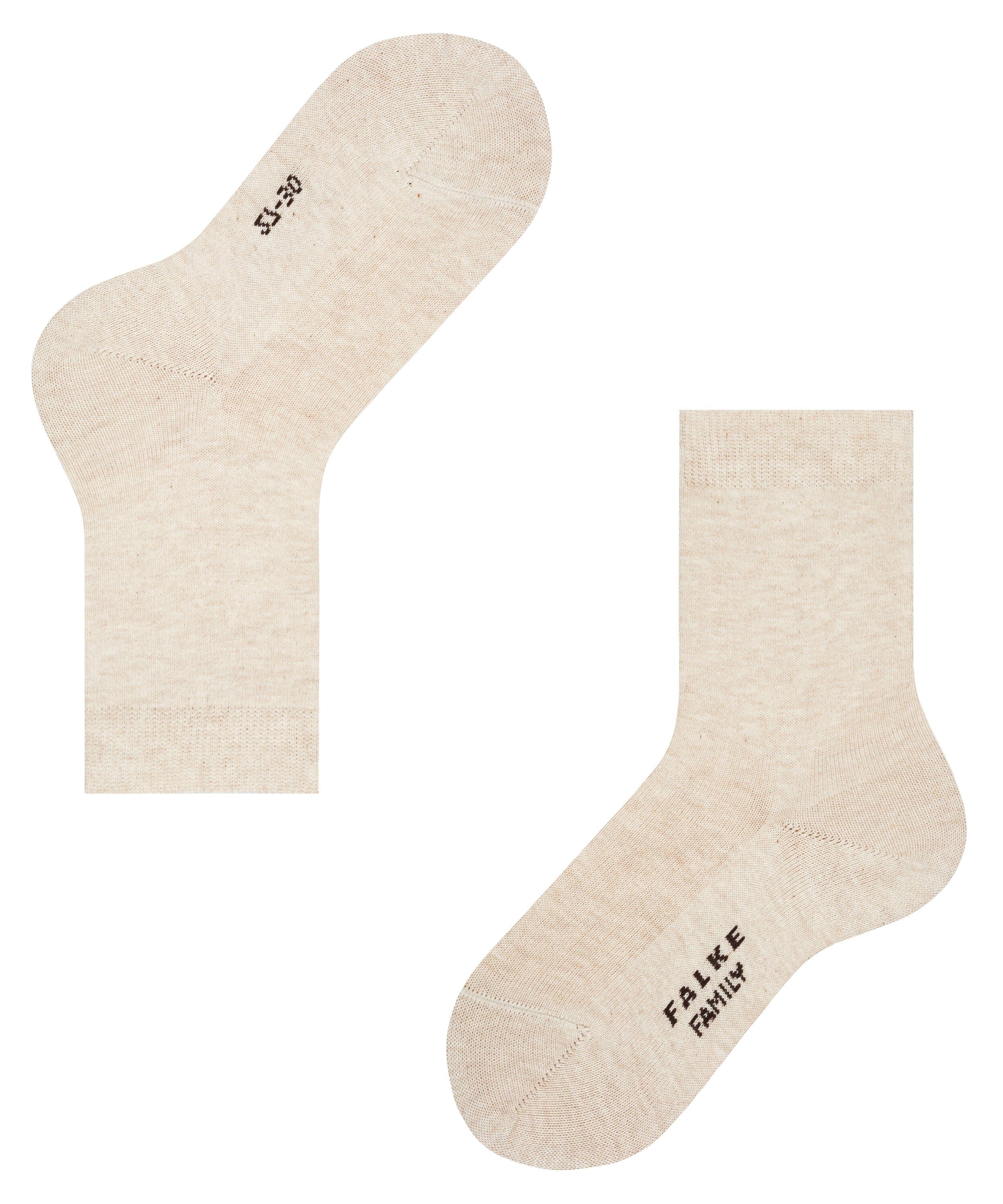 mel. Socken (1-Paar) FALKE (4650) sand Family