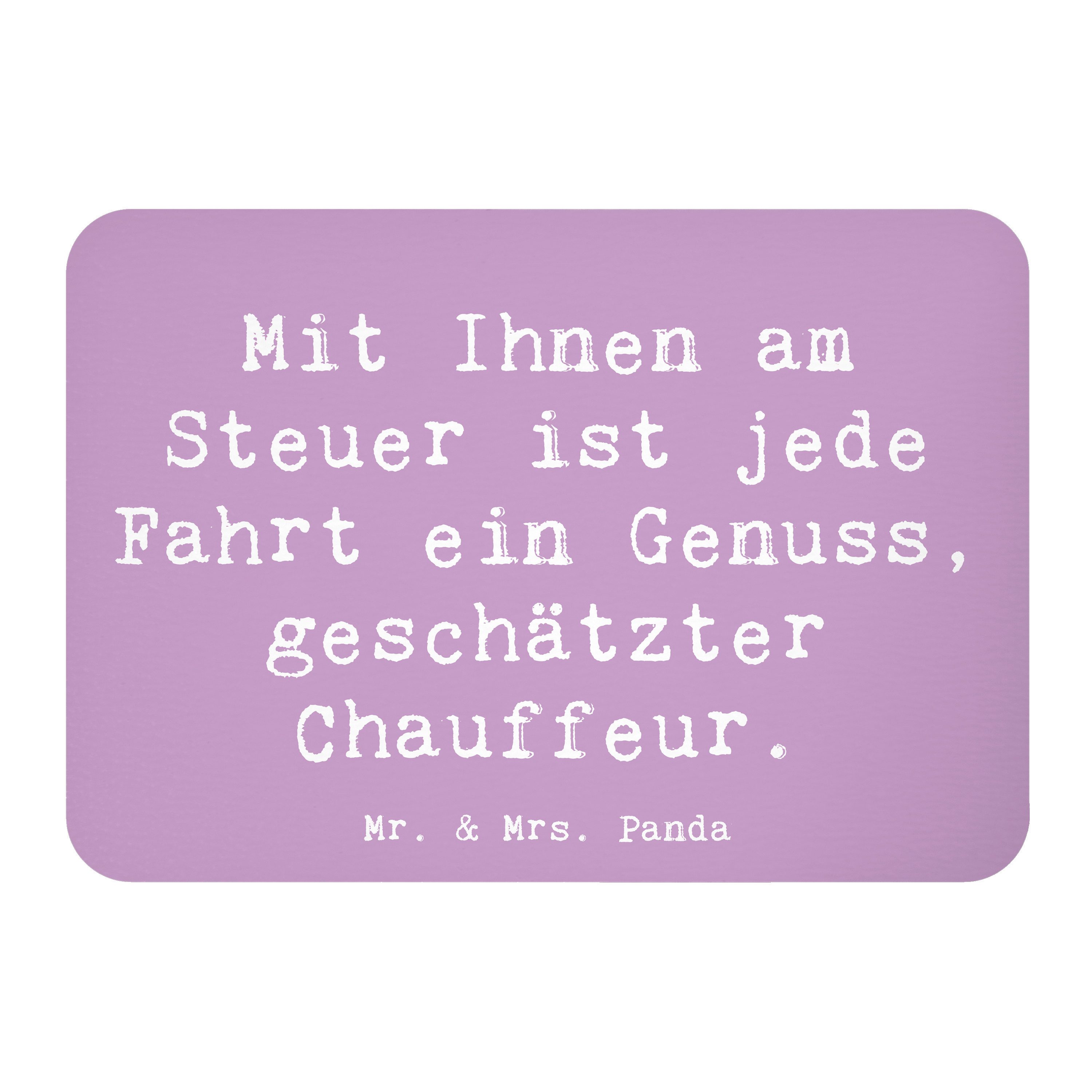 Magnet Spruch Chauffeur Genussfahrt - Lavendeltraum - Geschenk, Fahrer, Pinn