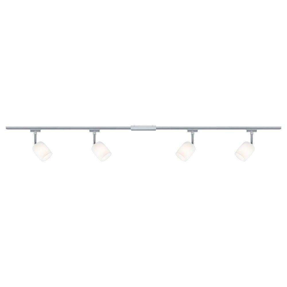 Paulmann Schienensystem-Sets URail Set G9 Blossom Satin Chrom matt max. 4x10W  Schienensystem, 220 cm, (1-tlg), G9, Dimmbar:wenn geeignetes Leuchtmittel  vorhanden