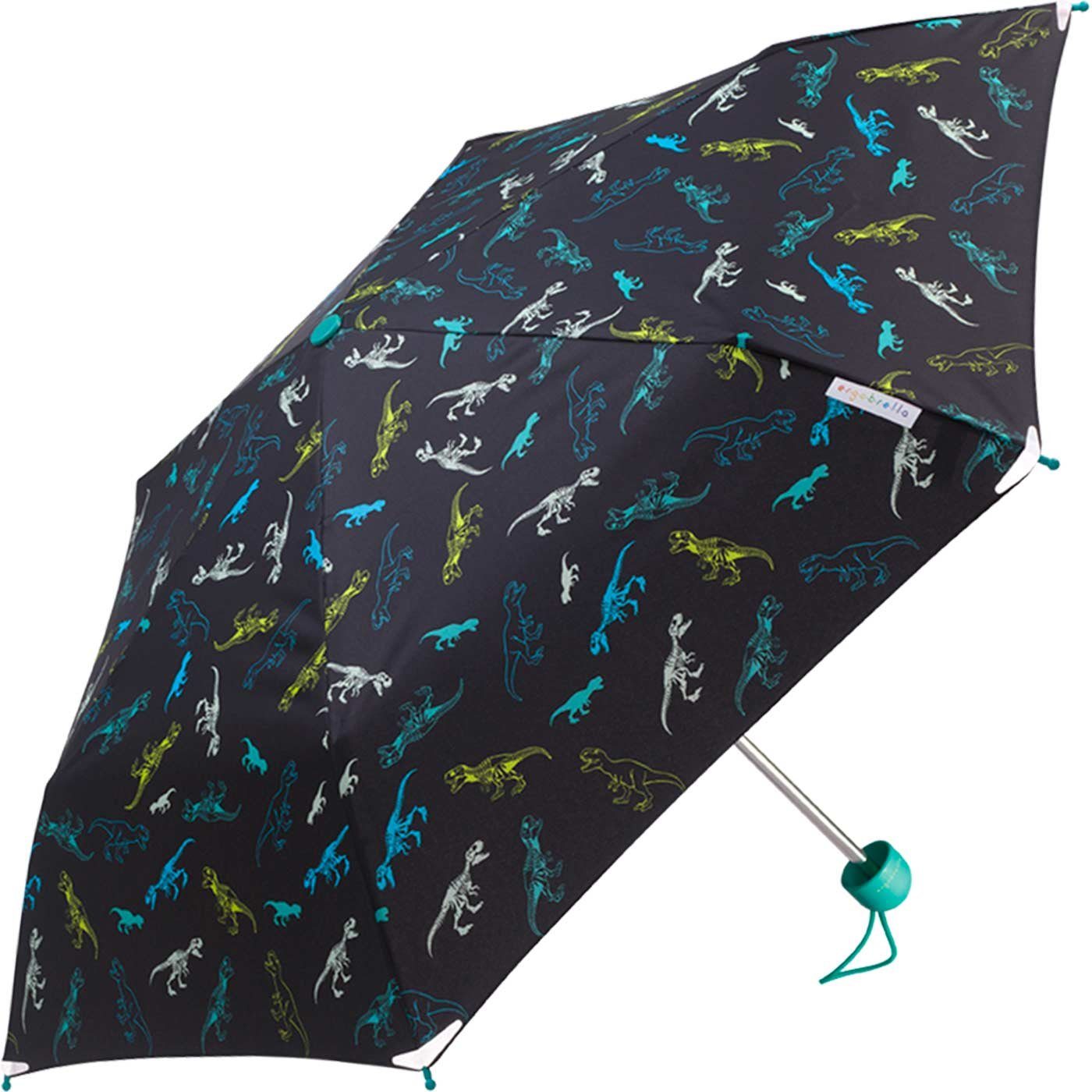HAPPY RAIN Taschenregenschirm Mini Kinderschirm Basic reflektierend bedruckt, farbenfroh und fantasievoll