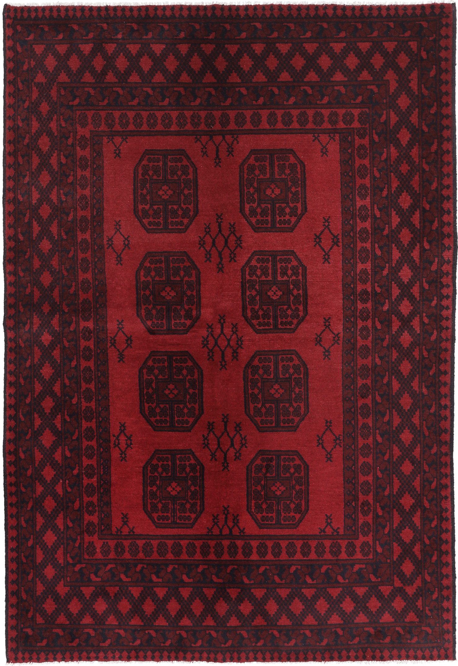 Carpet Avenue Teppich Afghan Aktscha 245x162, Rechteck, Höhe: 8 mm