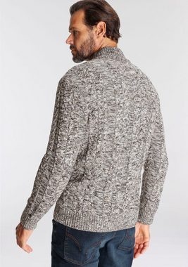 Man's World Strickjacke mit Zopfmuster