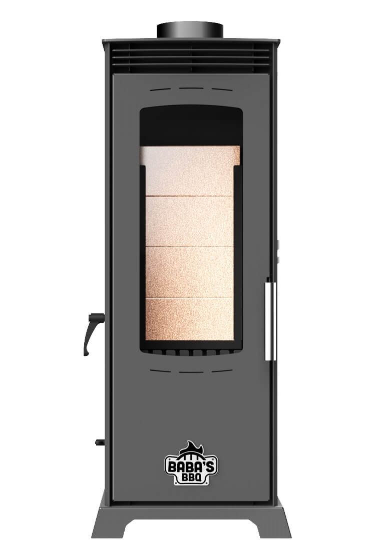 Baba's Kaminofen Eco Mini Hybridofen Pellets und Holz Kombiofen Pelletofen günstig online kaufen