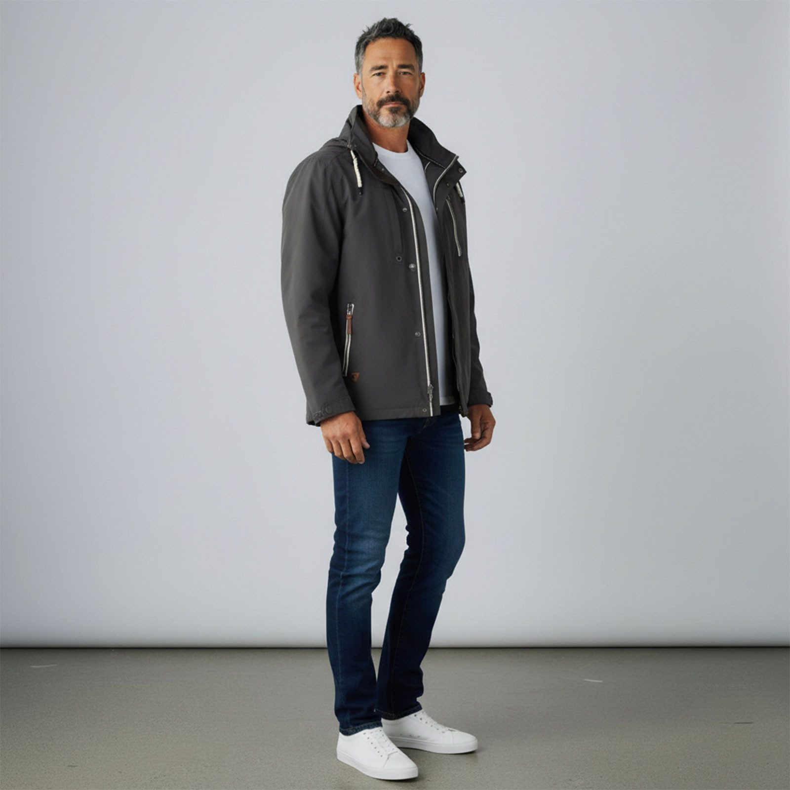 Dry Fashion Funktionsjacke Rostock Herren Outdoor-Jacke Rostock mit Innenfutter - Wasserdicht & Winddicht