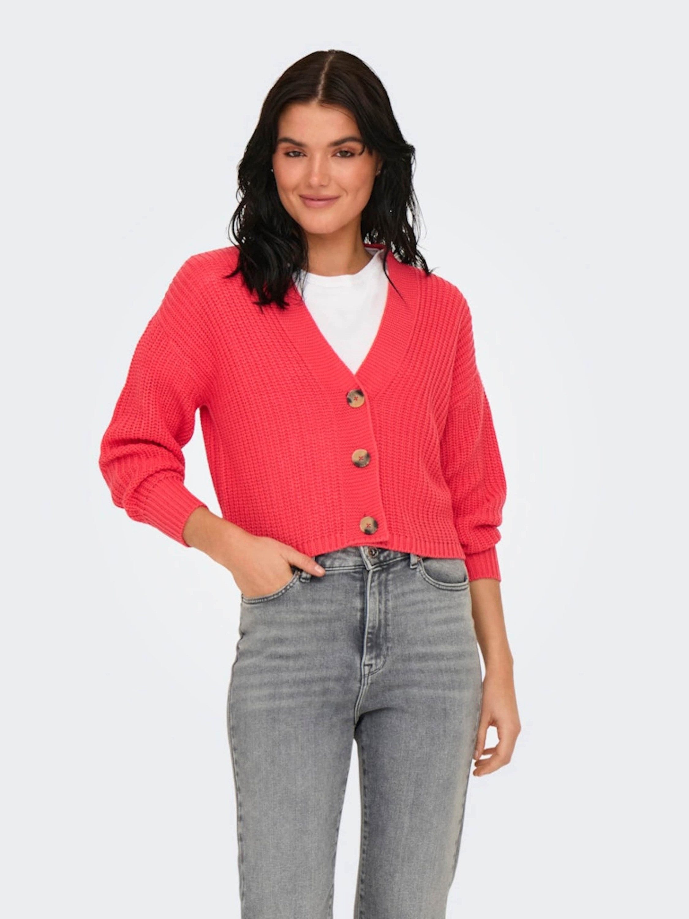 ONLY Strickjacke ONLCarol (1-tlg) Plain/ohne Details – Bild 3 von 5