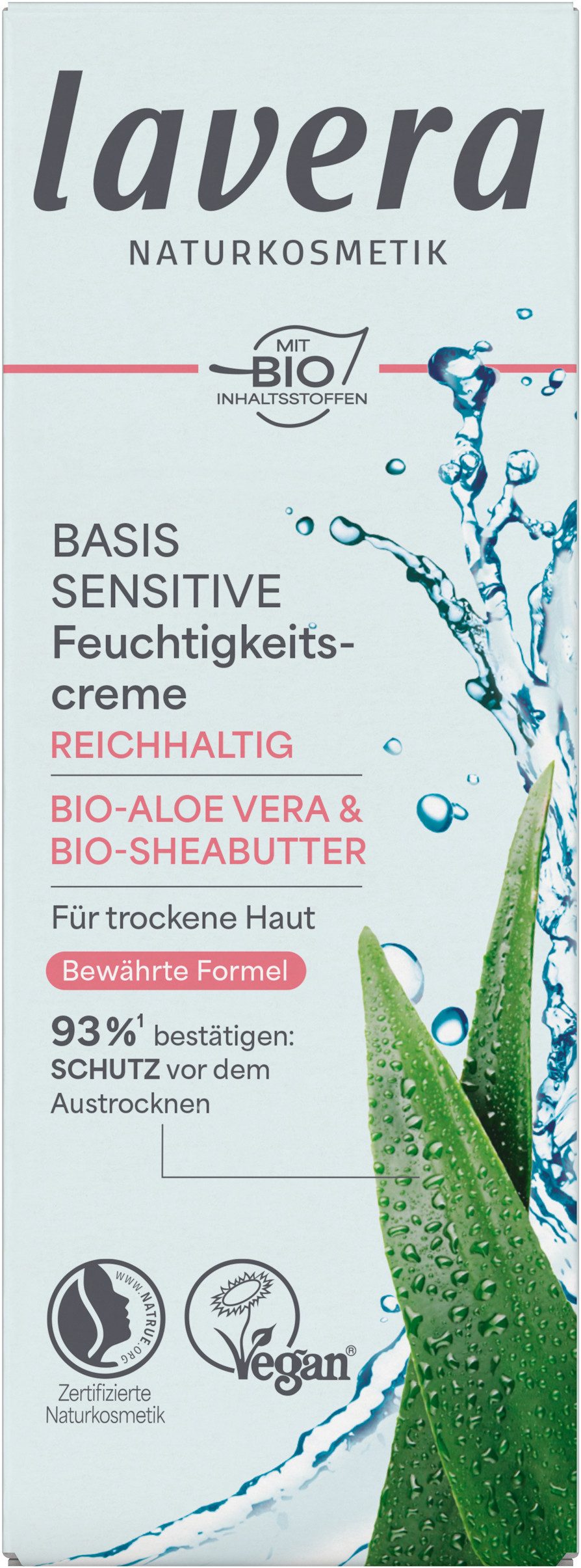 lavera Gesichtspflege basis sensitive Reichhaltige Feuchtigkeitscreme, 1-tlg.