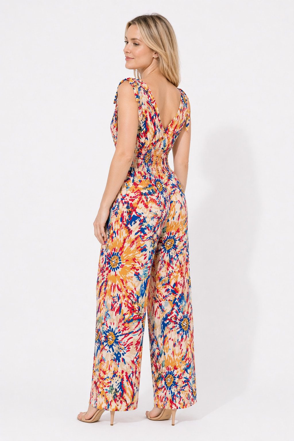 ITALY VIBES Jumpsuit - Overall Damen - sommerlicher All-Over-Print - ITALY VIBES
