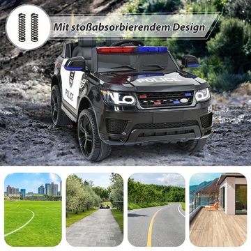 Ulife Elektro-Kinderauto 2 Sitze Polizeiauto mit USB, AUX und Bluetooth inkl. Ferndienung, Belastbarkeit 30 kg, (1-tlg)