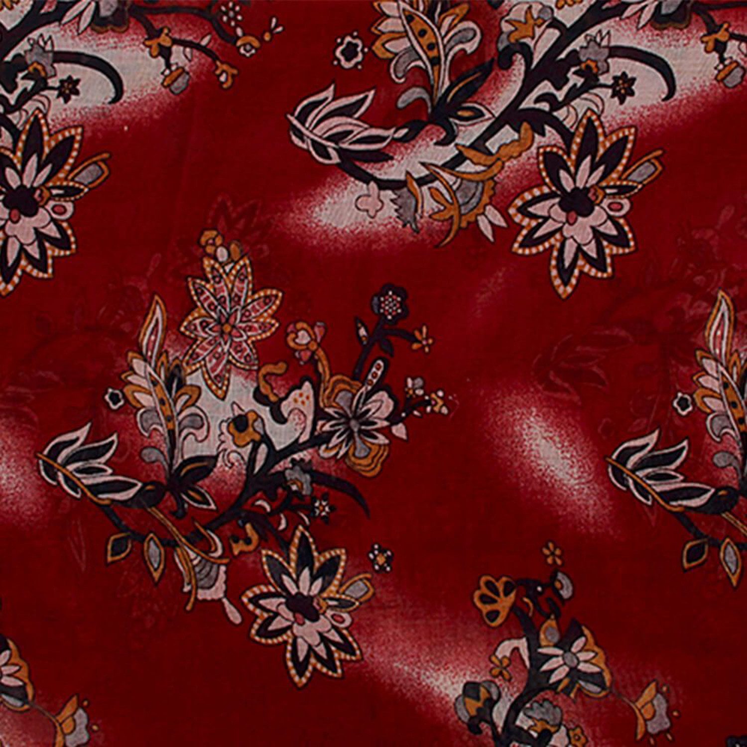 chic4home Loop Trend Twist, (1-St. 1-teilig), Damen Loop-Schal Schlauchschal Florales Design