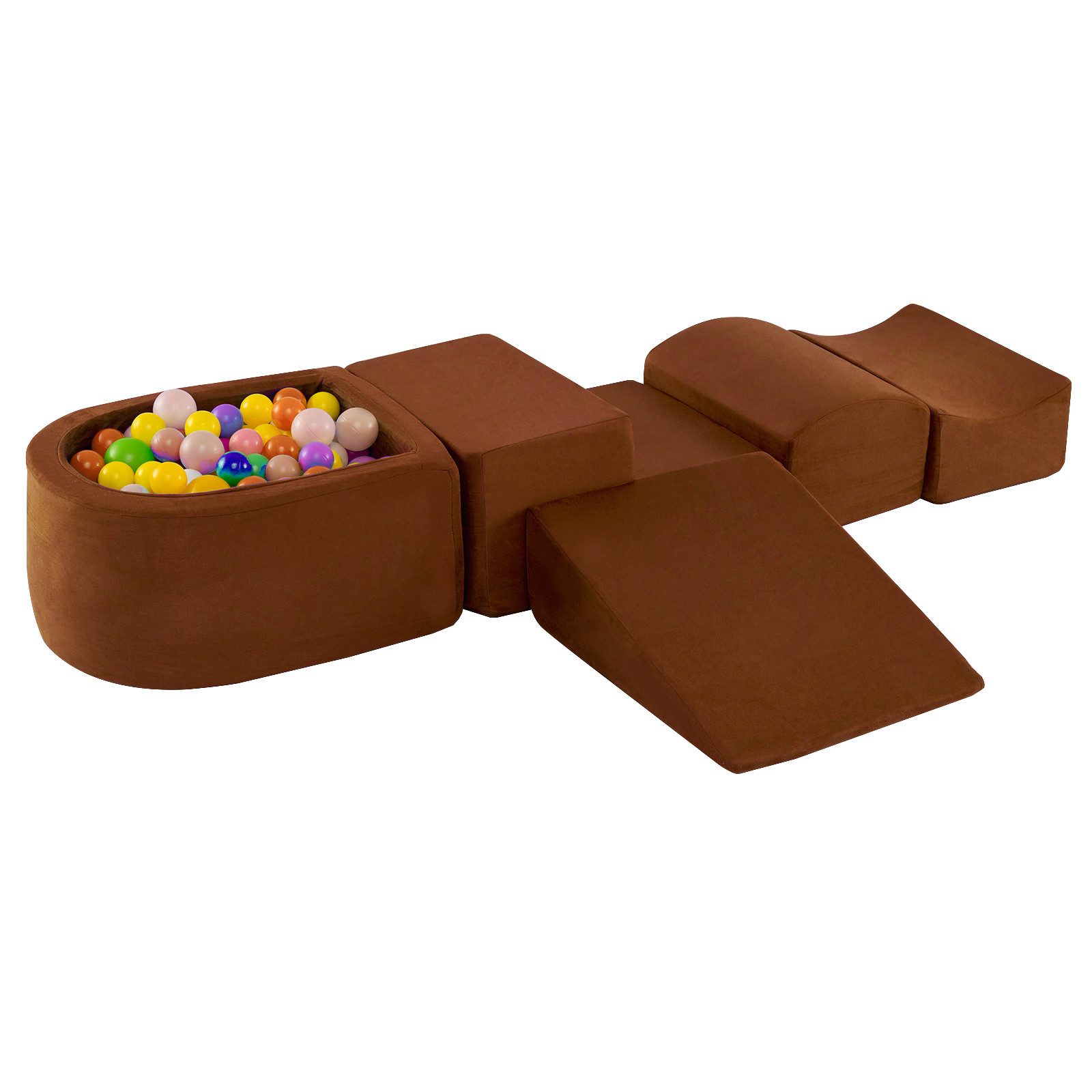 COSTWAY Spielbausteine, 5 TLG. Schaumstoffbausteine für Kinder, Baby