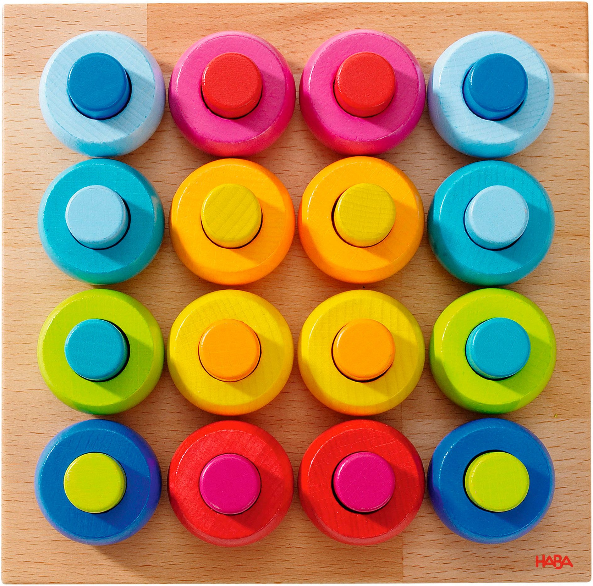 Haba Steckspielzeug Farbkringel, Made in Germany