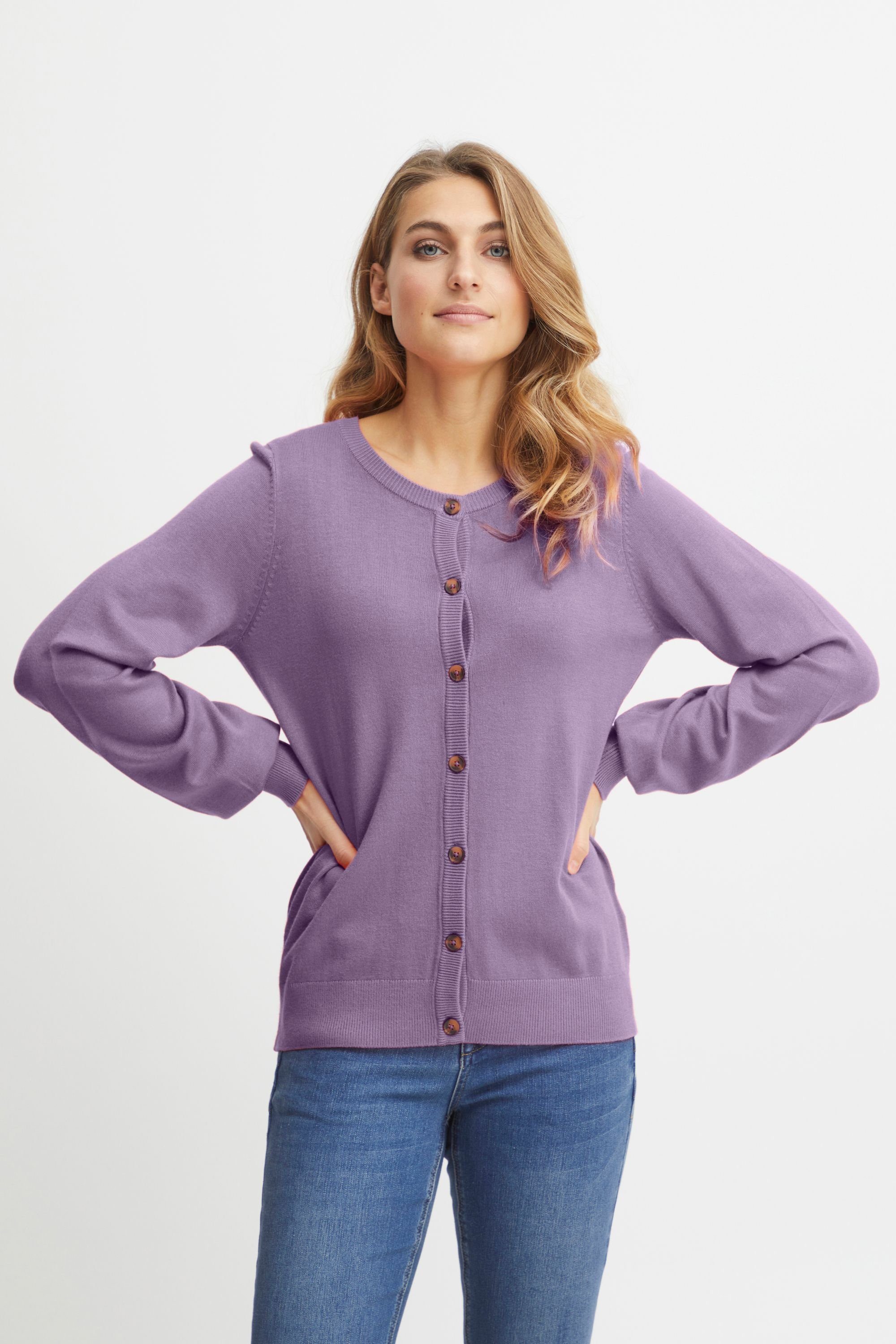 fransa Cardigan Fransa FRBLUME CAR 5 Purple Haze