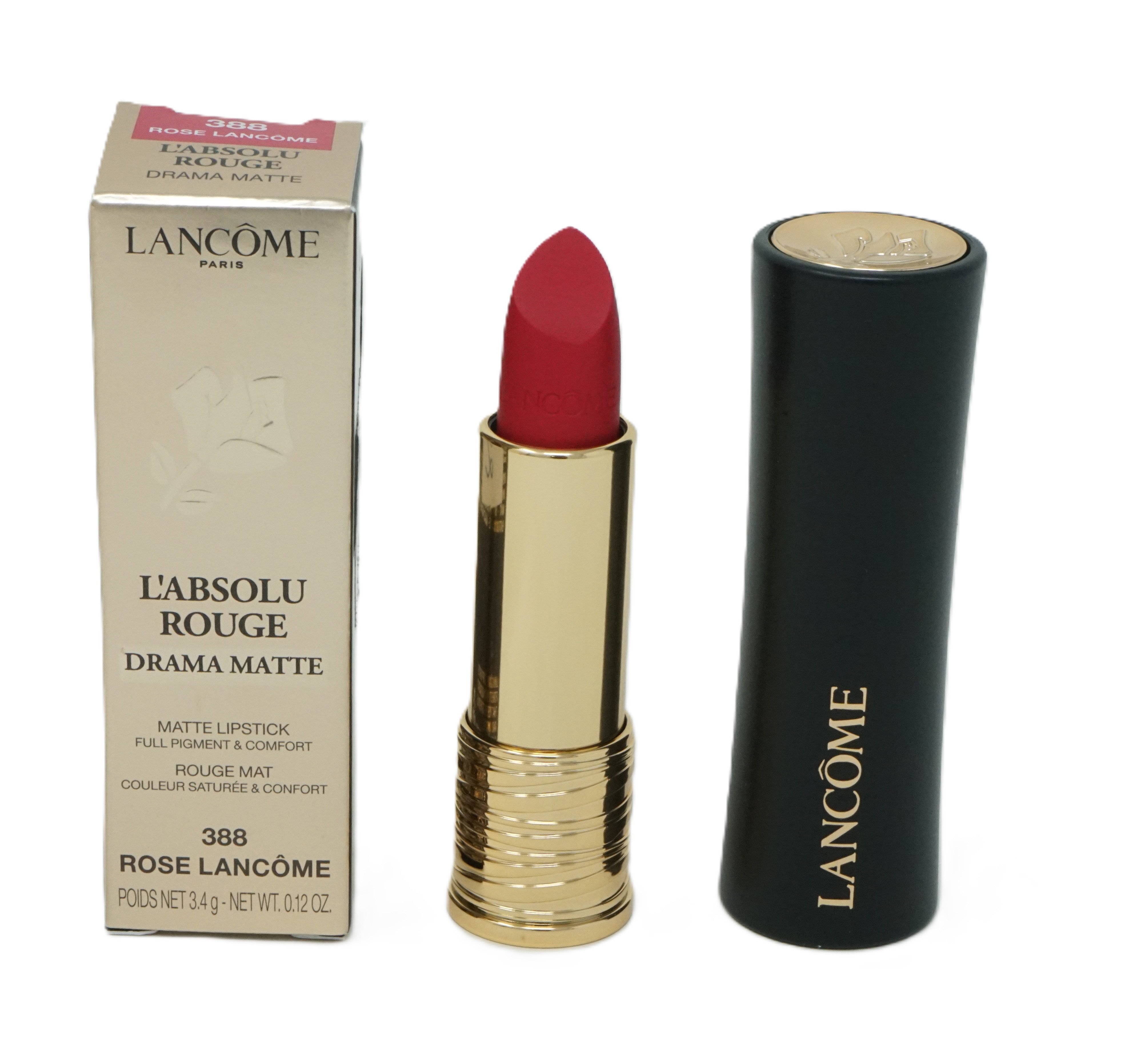 LANCOME Lippenstift Lancome L'Absolu Rouge Drama Matte Lippenstift 3,4g Rose Lancome 388