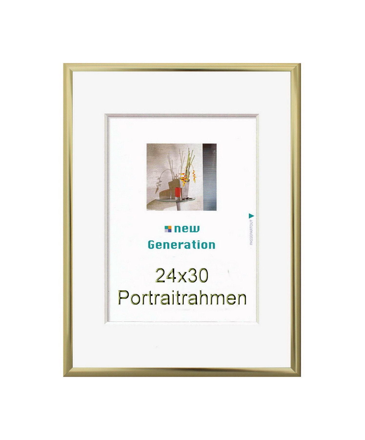 Oslo MasterLine Einzelrahmen Bilderrahmen Aluminium schmal günstig online kaufen
