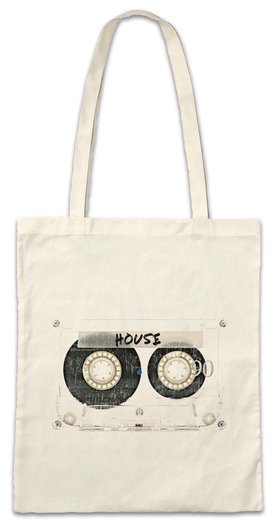 Beuteltasche Tape House Stofftasche kassette cassette Wave DJ Techno Rap 80s