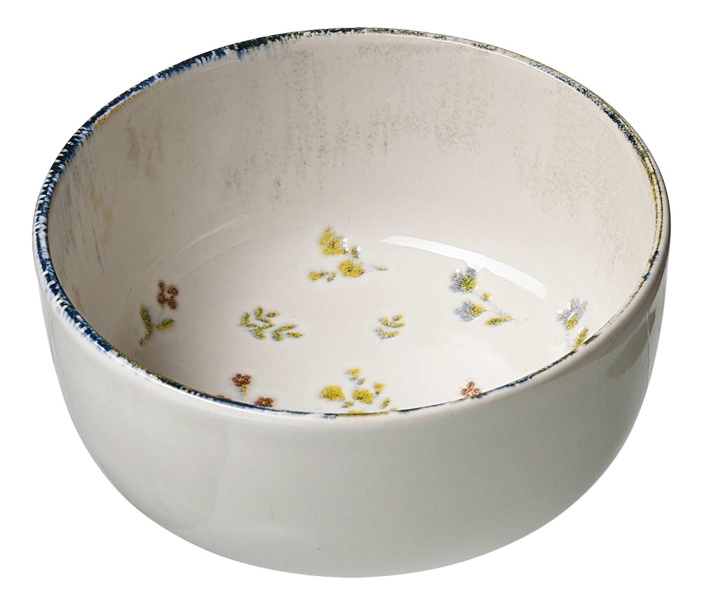 Ritzenhoff & Breker Müslischale Müslischale, 660 ml, Steinzeug, Millefleur-Design, Steinzeug
