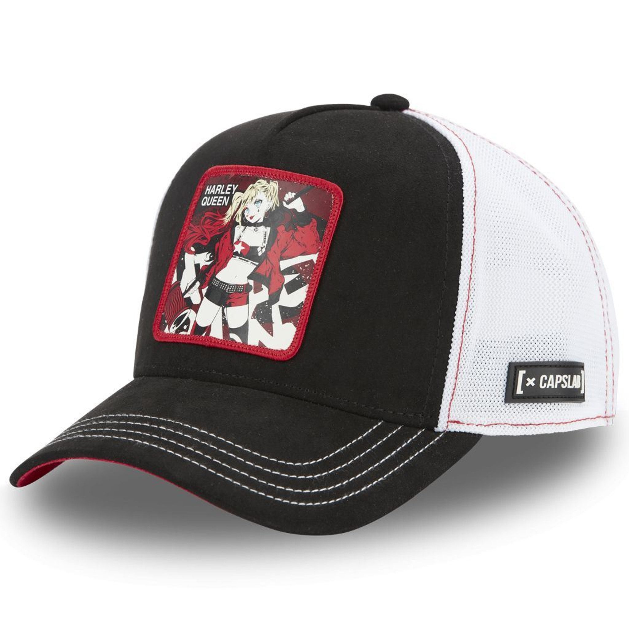 Trucker Cap CAPSLAB Trucker Cap - PREMIUM DC COMICS Harley Queen Black/White
