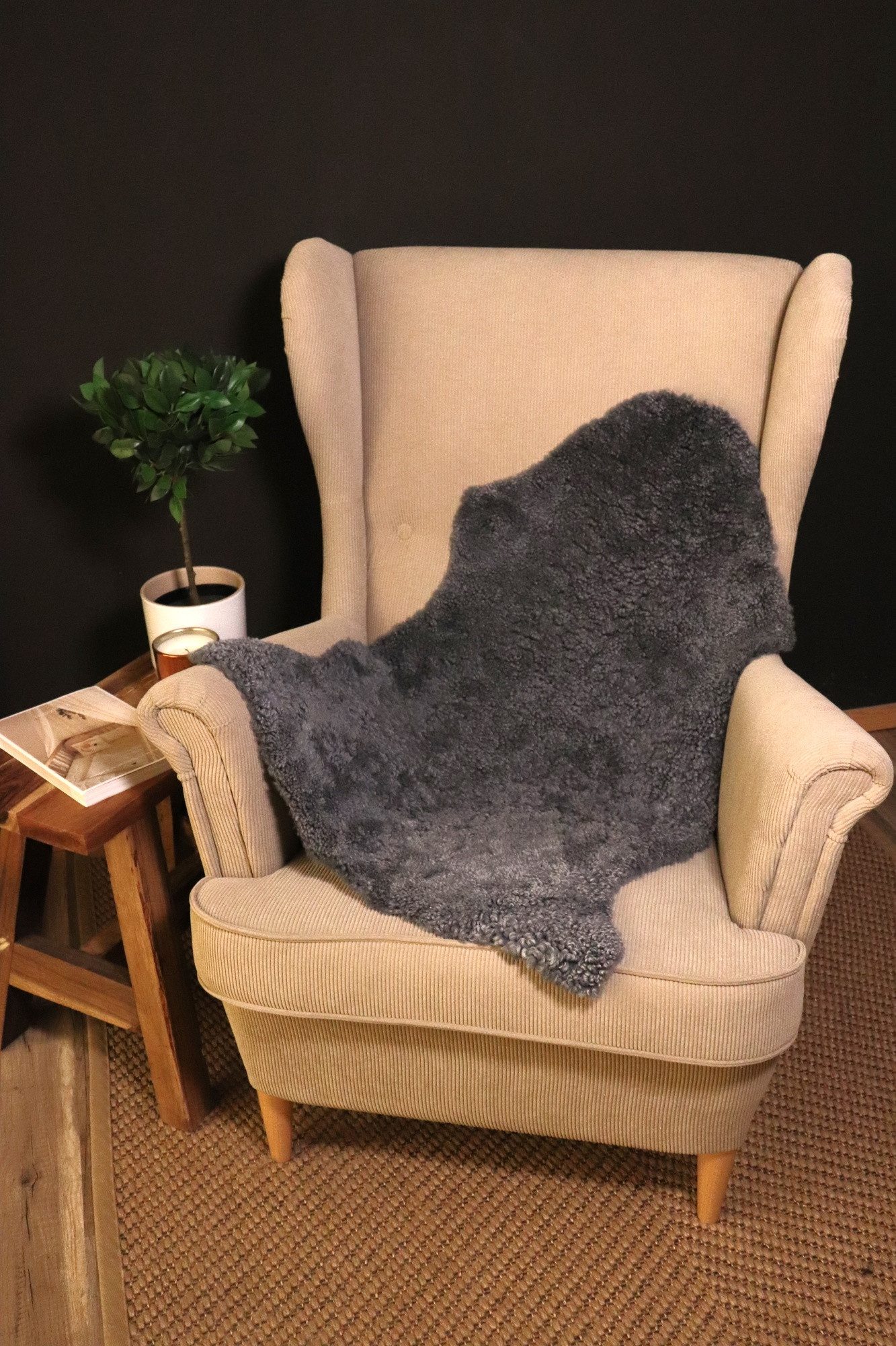 Kaiser Fellteppich Lammfell curly 90-94 cm, günstig online kaufen
