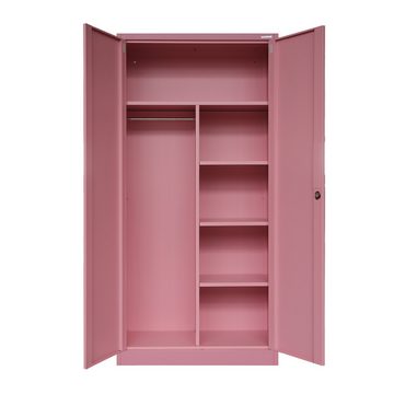 Jan Nowak Aktenschrank Aufbewahrungsschrank, 900 x 1850 x 450 mm pink