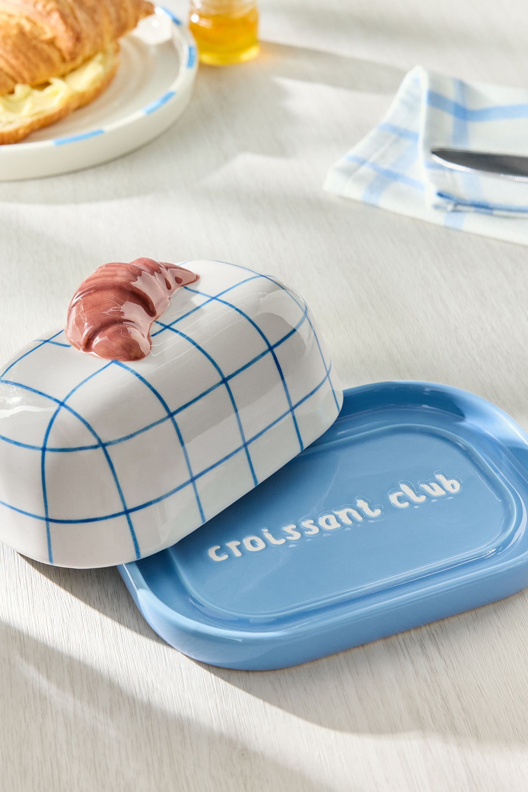 Next Butterdose Claude das Croissant Butterdose, Steingut, (1-tlg)