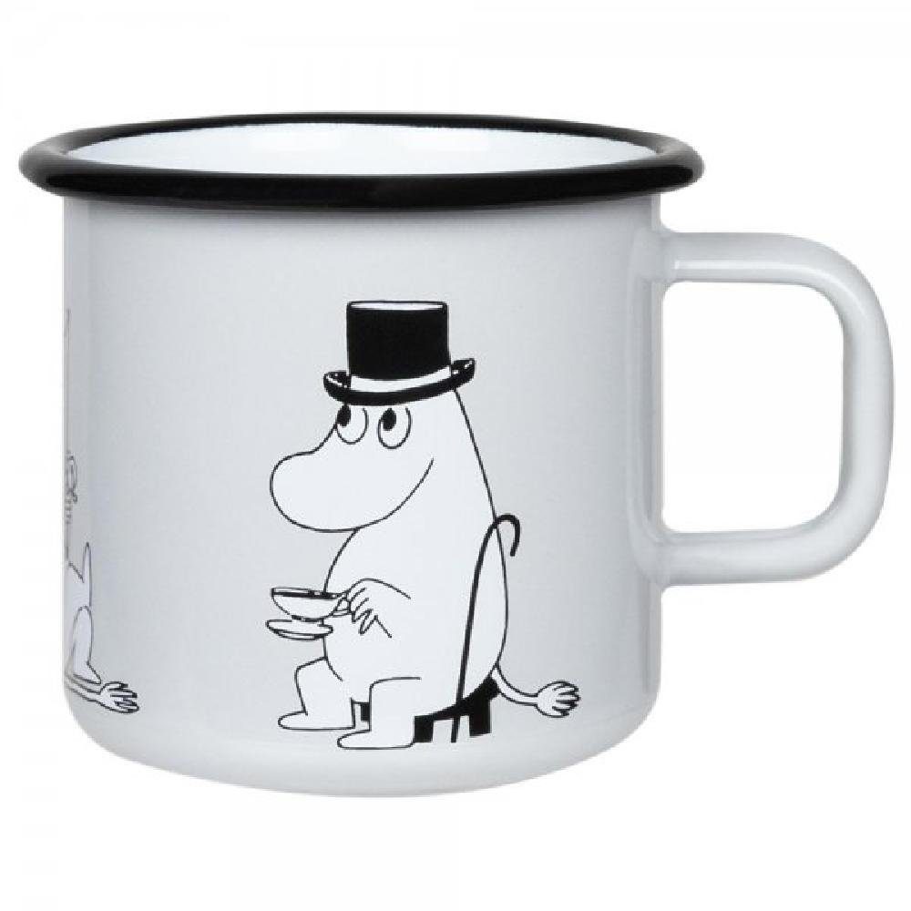 Muurla Kindergeschirr-Set Tasse Mumins Moominpappa Grau (370 ml)