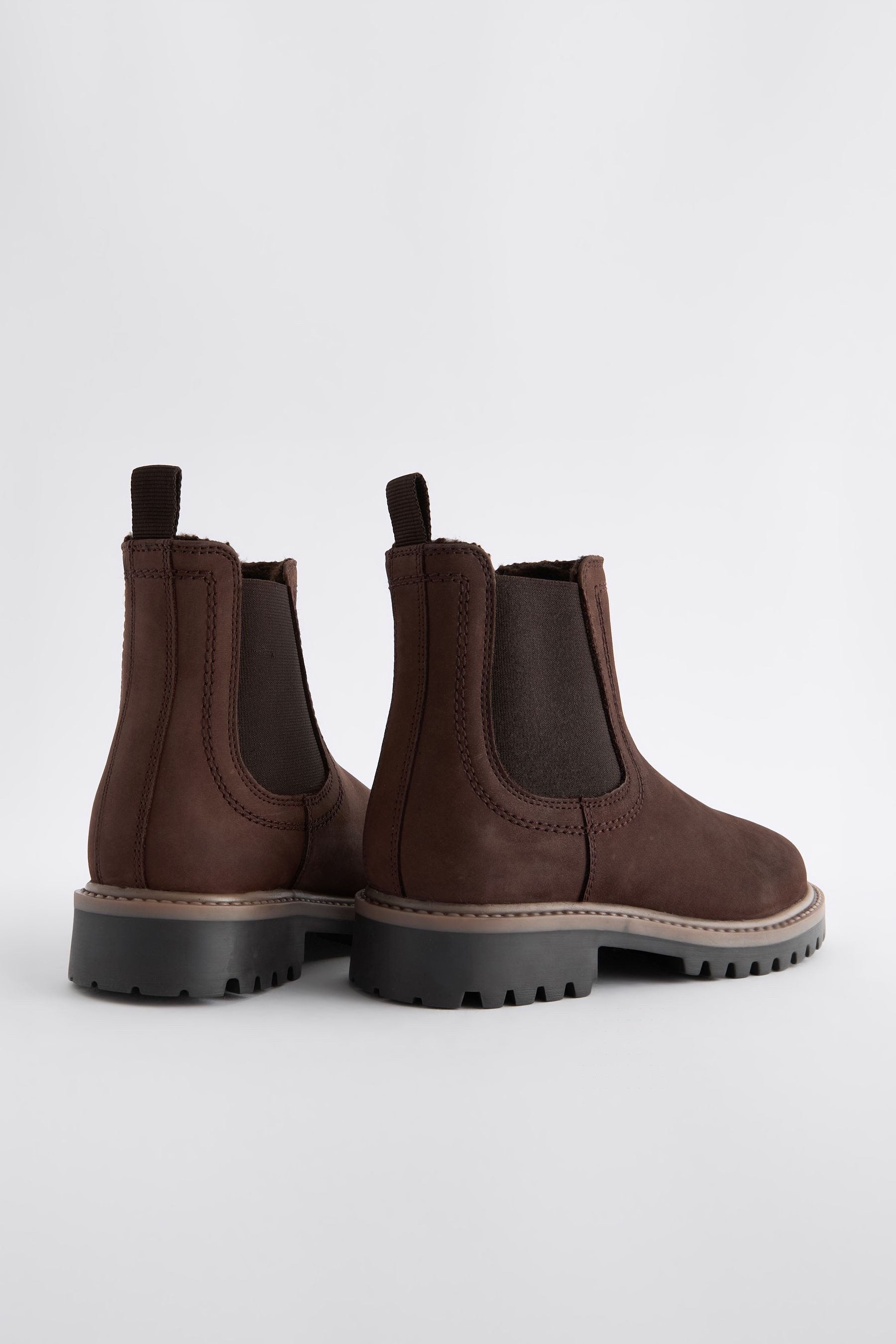 Next Warm gefütterte Chelsea-Stiefel aus Leder Chelseaboots (1-tlg)