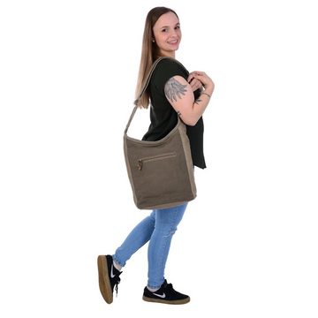 Sunsa Umhängetasche Große Hobo Tasche, Canvas Umhängetasche Damen crossbody Schultertasche