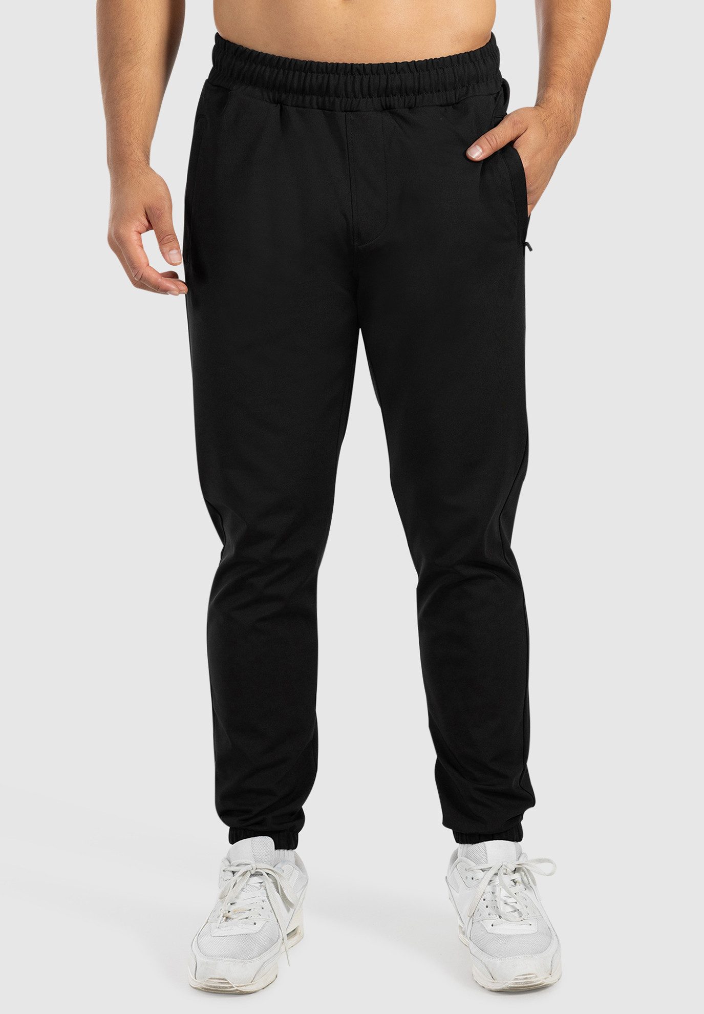 Smilodox Jogginghose Damion, elastische Sporthose, Reißverschlusstaschen, S günstig online kaufen