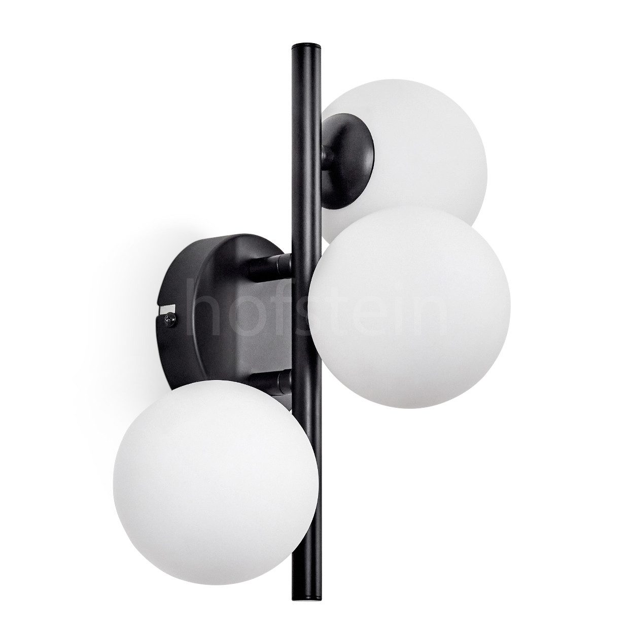 hofstein Wandleuchte Wandlampe aus Metall/Glas in günstig online kaufen