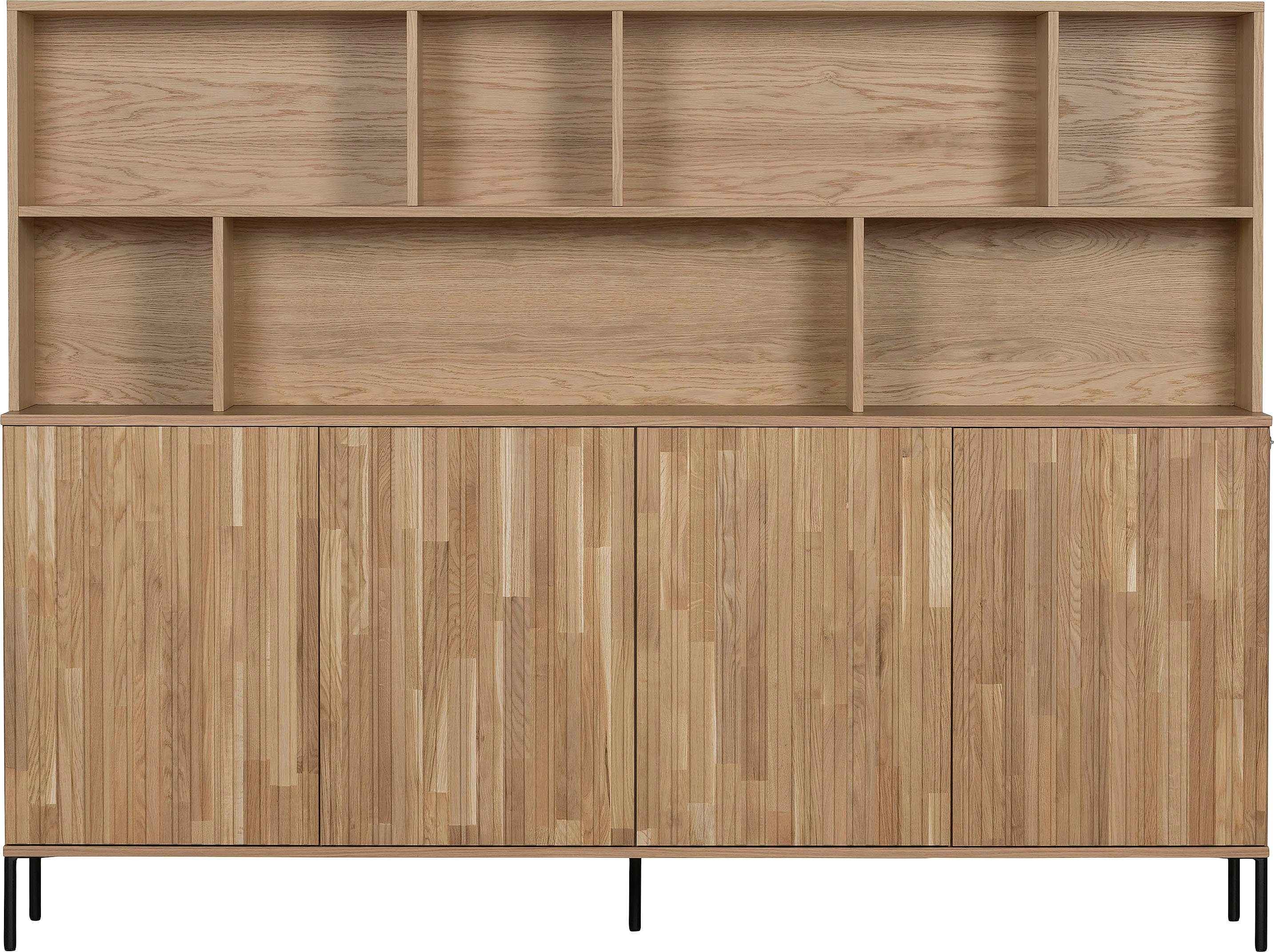 WOOOD Buffet Gravu viel Stauraum, Push-to-Open Funktion, H 150 cm x B 200 cm