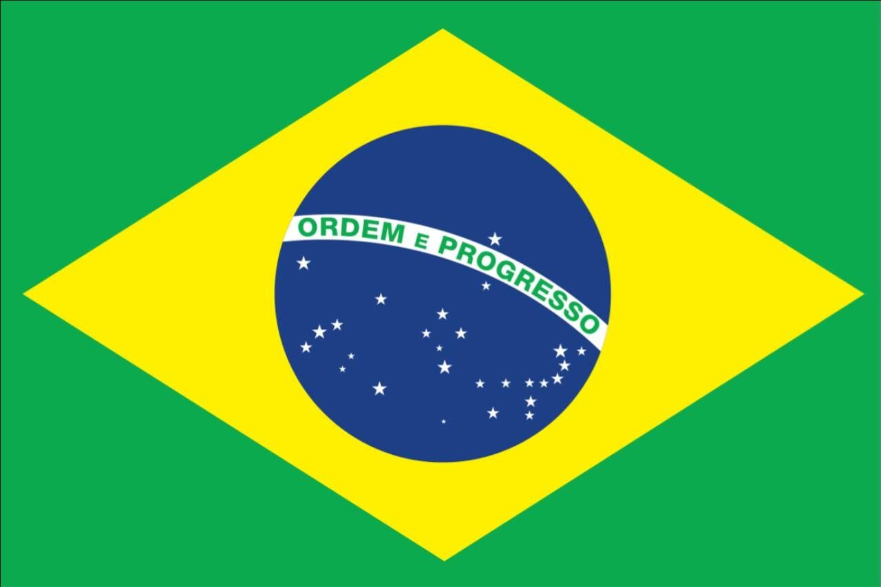 Brasilien Querformat Flagge g/m² 160 flaggenmeer
