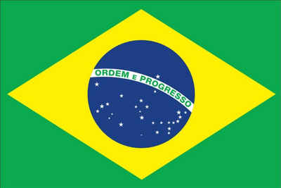 flaggenmeer Flagge Brasilien 120 g/m² Querformat
