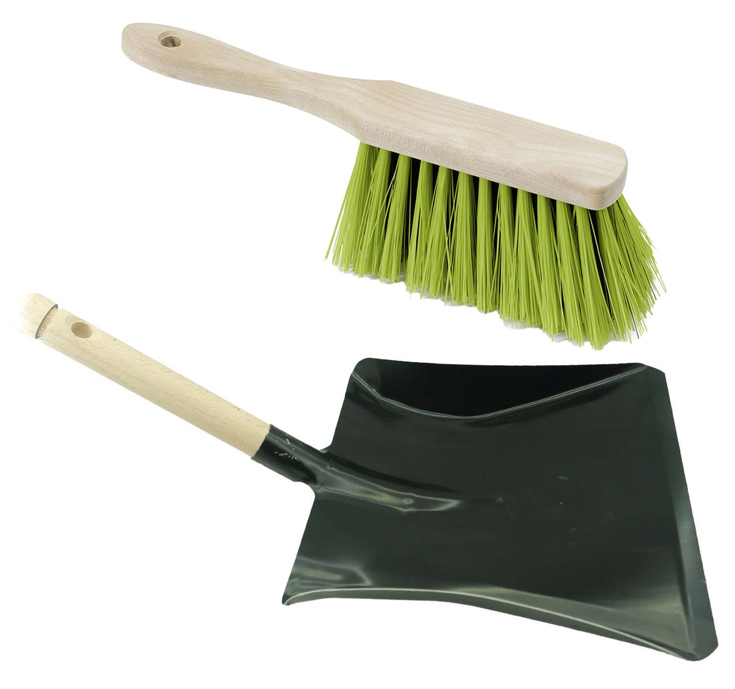 varivendo Kehrgarnitur Kehrschaufel und Besen Set (Prestige), Empfindliche Böden wie Holz, (Reinigungsset, 1-tlg., 2-teiliges Set (Handfeger und Kehrschaufel), Kehrschaufel Set Besen Set Kehrgarnitur Handfeger Reinigungsset