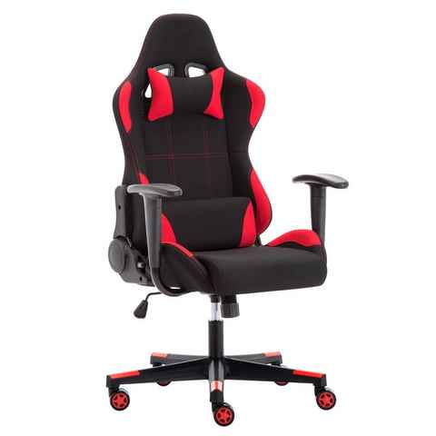 Intimate WM Heart Gaming-Stuhl Racing Gamer Stuhl, Bürostuhl Stoff Schreibtischstuhl, ergonomisch, höhenverstellbar