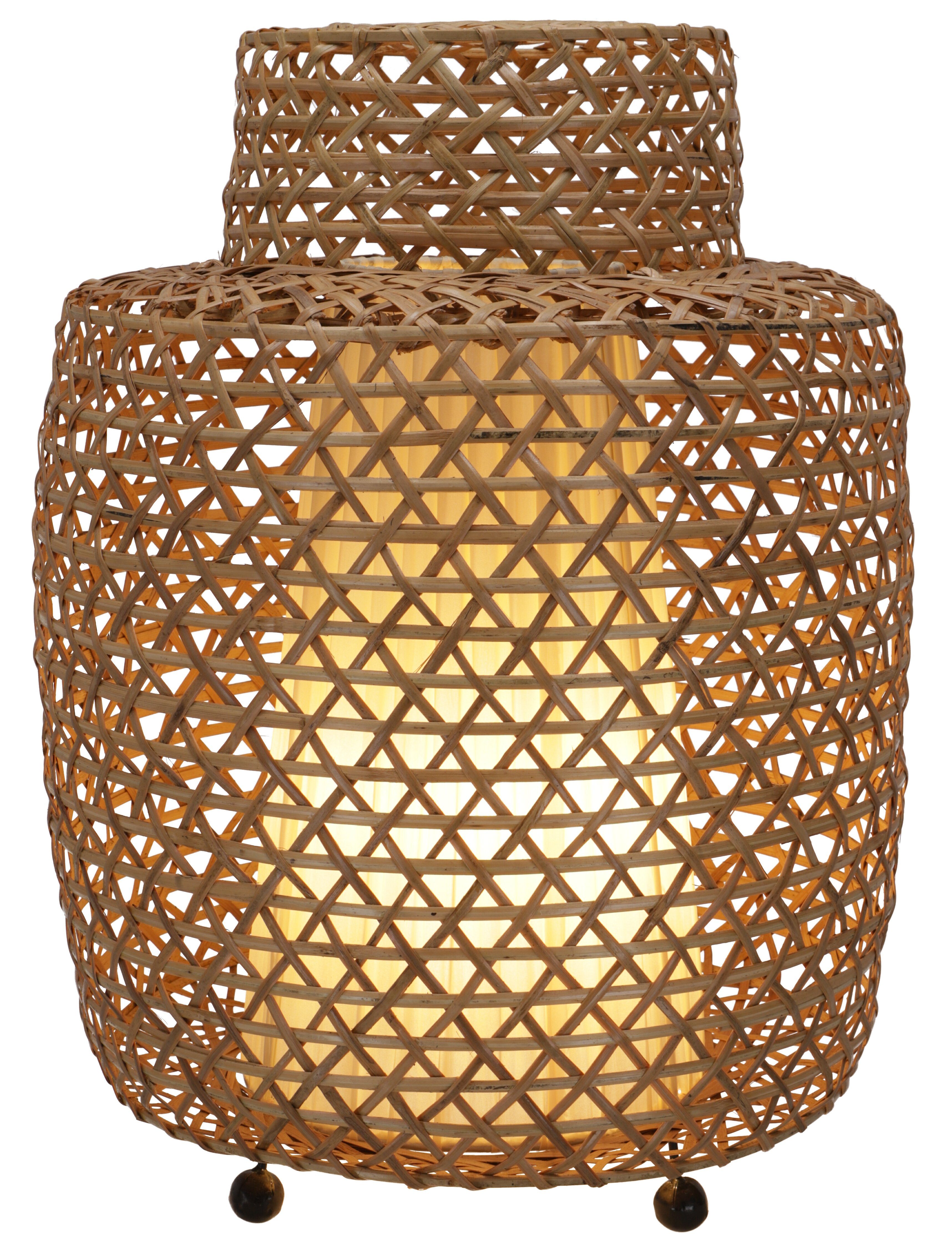 Guru-Shop Tischleuchte Tischlampe, in Bali handgemacht aus.., Leuchtmittel nicht inklusive