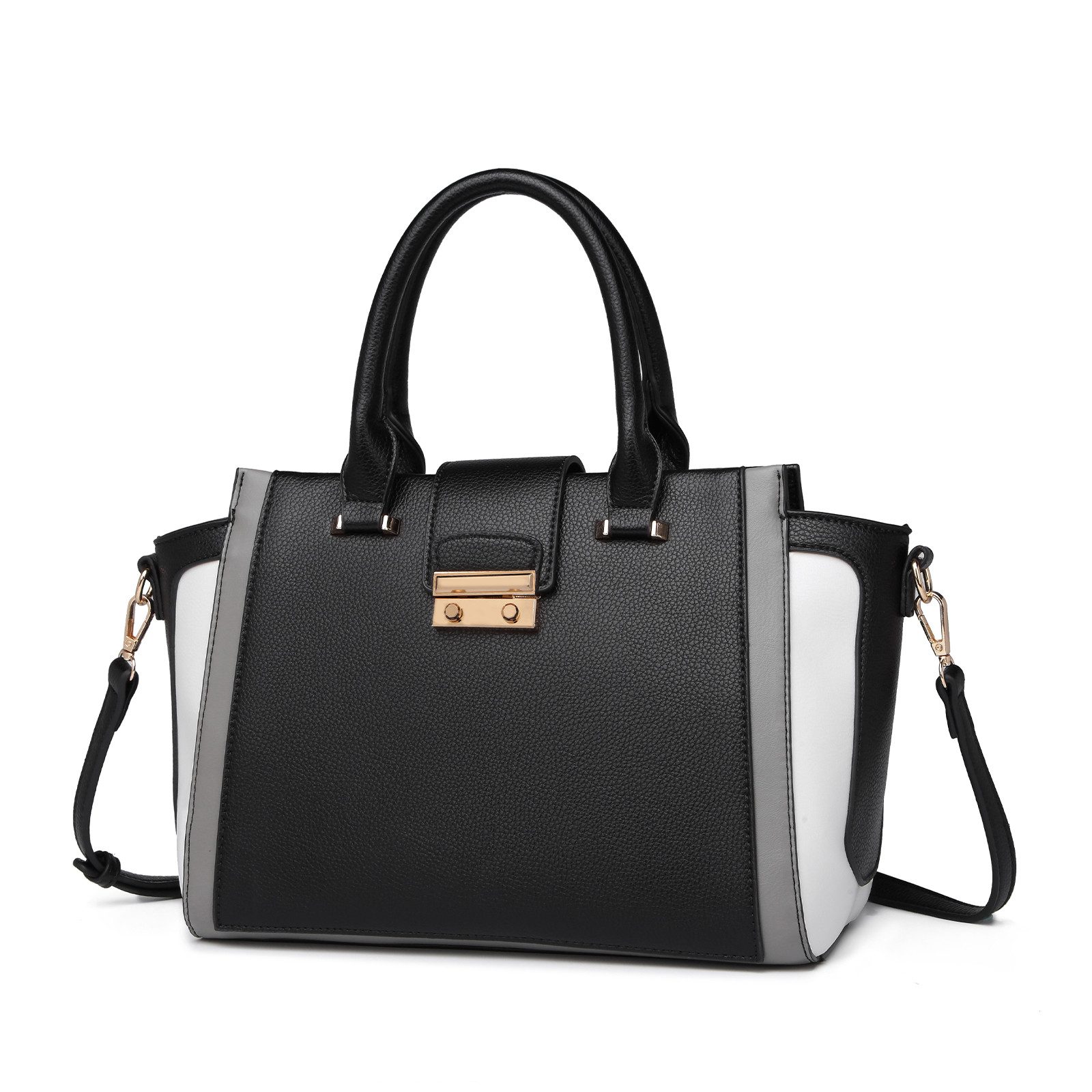 Henkeltasche Damen Shopper aus PU-Leder für Arbeit & Freizeit