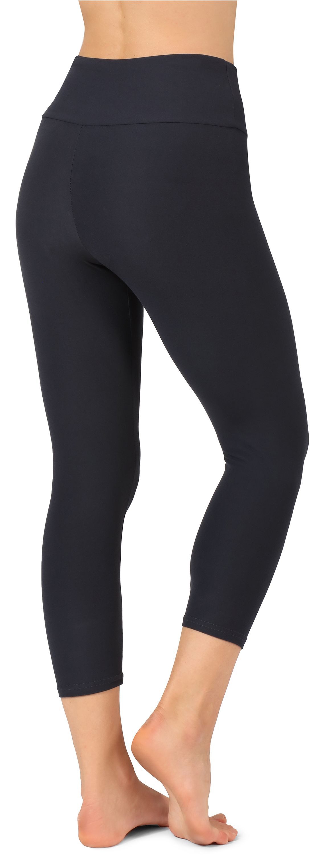 Merry Style Leggings Damen Caprihose 3/4 Hosen Sporthose MS10-301 (1-tlg) Breite Taille