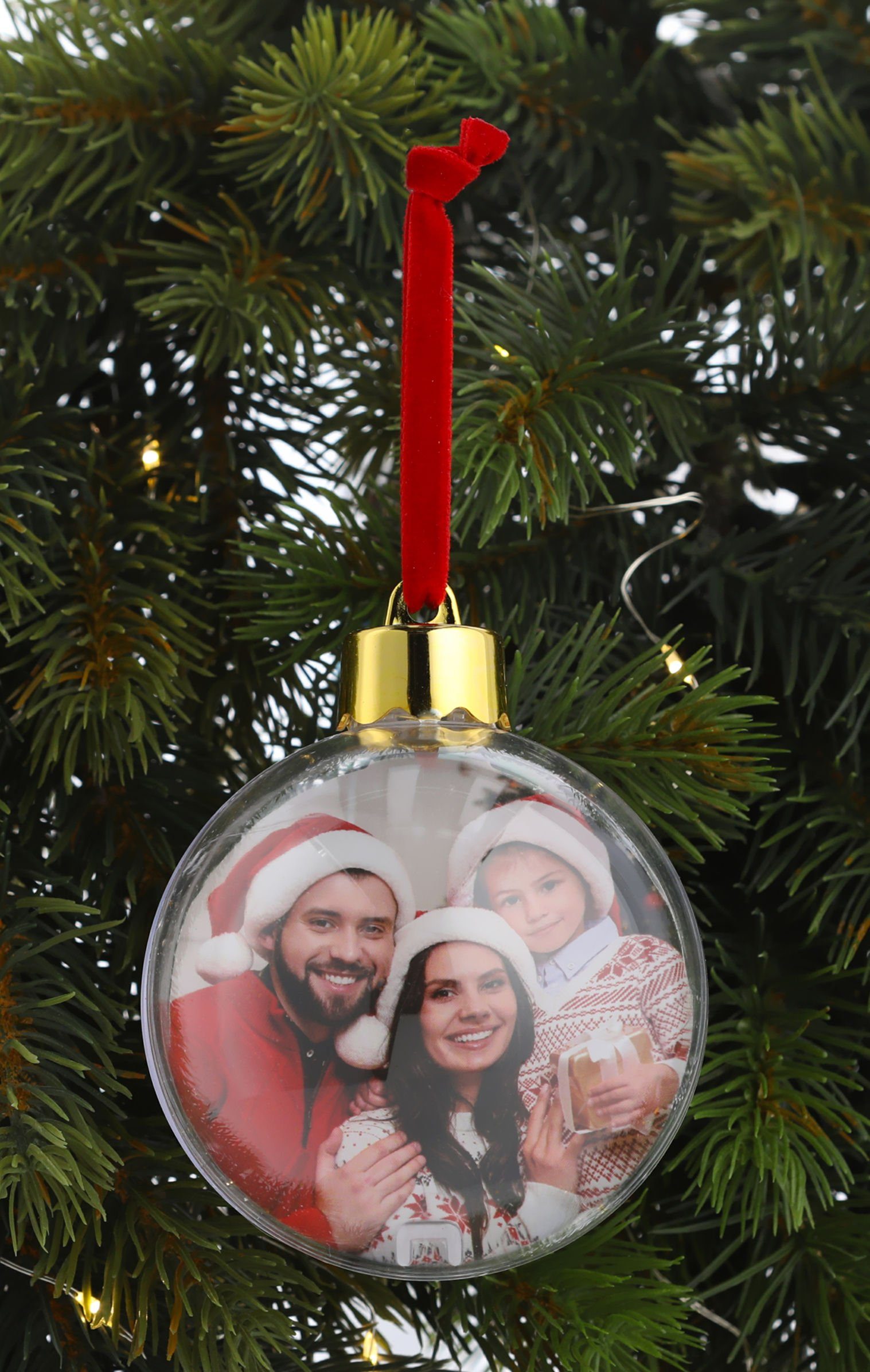 Spetebo Weihnachtsbaumkugel DIY Christbaum Kugeln - 12er Set - Weihnachten, individuell personalisierbar – Bild 2 von 3