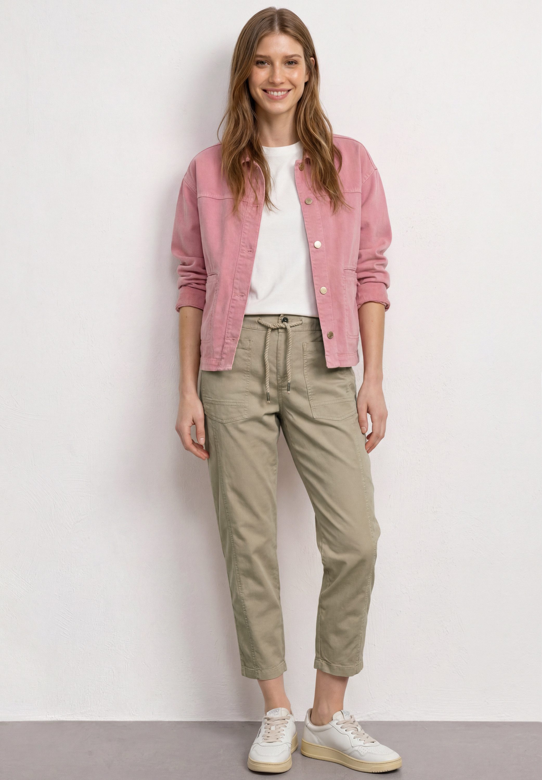 STREET ONE Stoffhose aus Baumwolle mit Stretchanteil