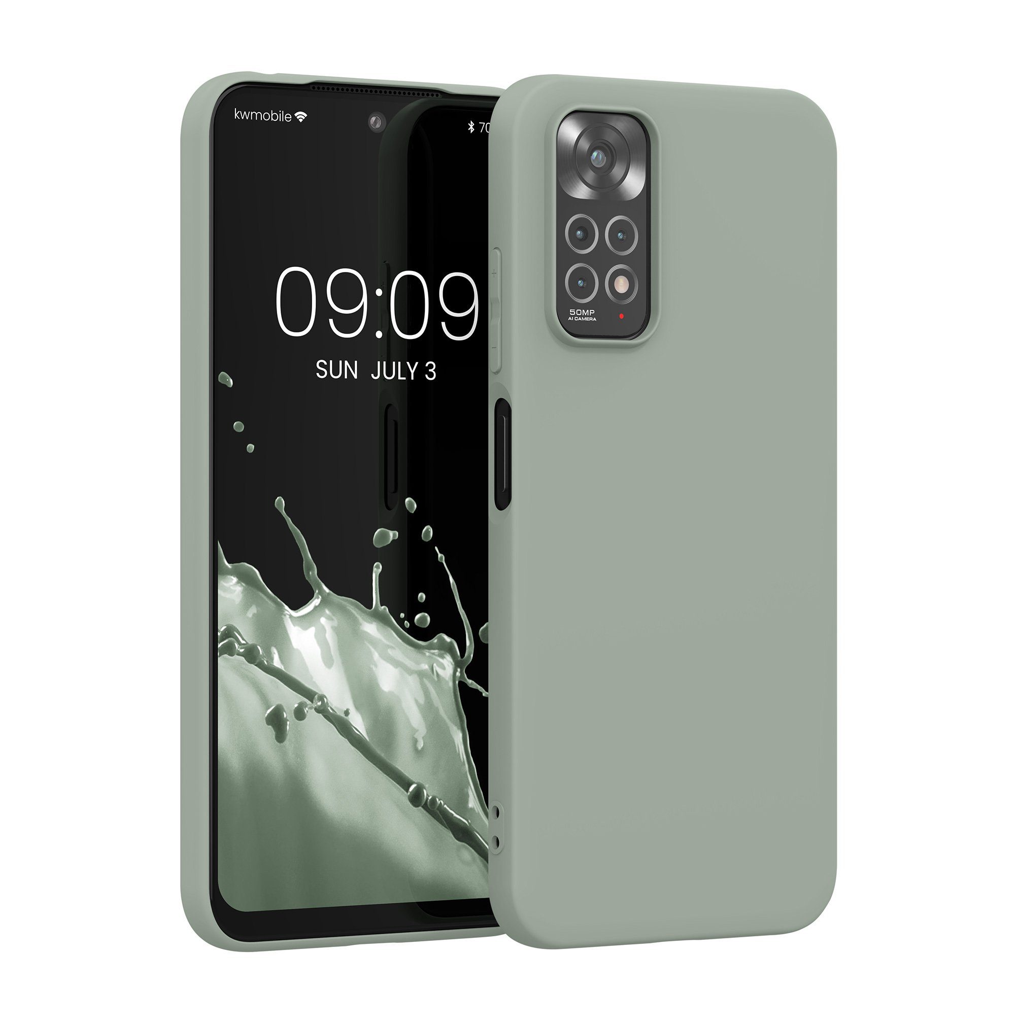 kwmobile Handyhülle Hülle für Xiaomi Redmi Note 11 / Note 11S, Hülle Silikon - Soft Handyhülle - Handy Case Cover