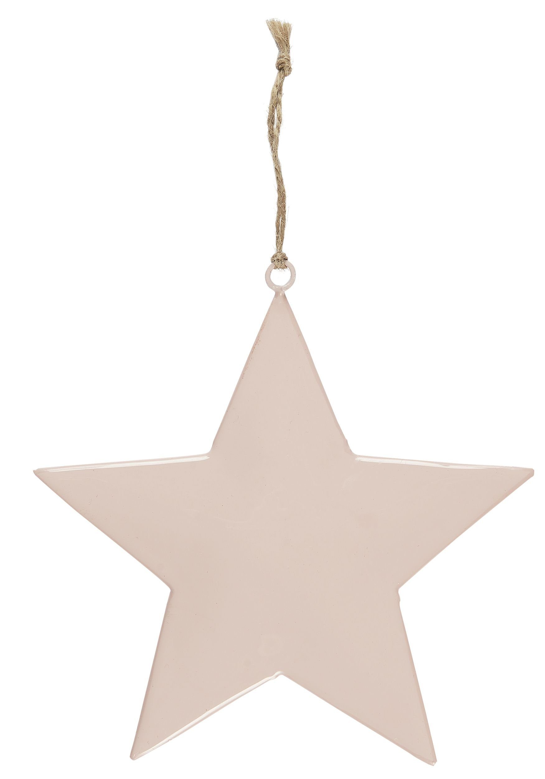 Ib Laursen Christbaumschmuck Weihnachtsdeko Weihnachtsschmuck Stern 15x15cm Rosa Ib Laursen 2515-43