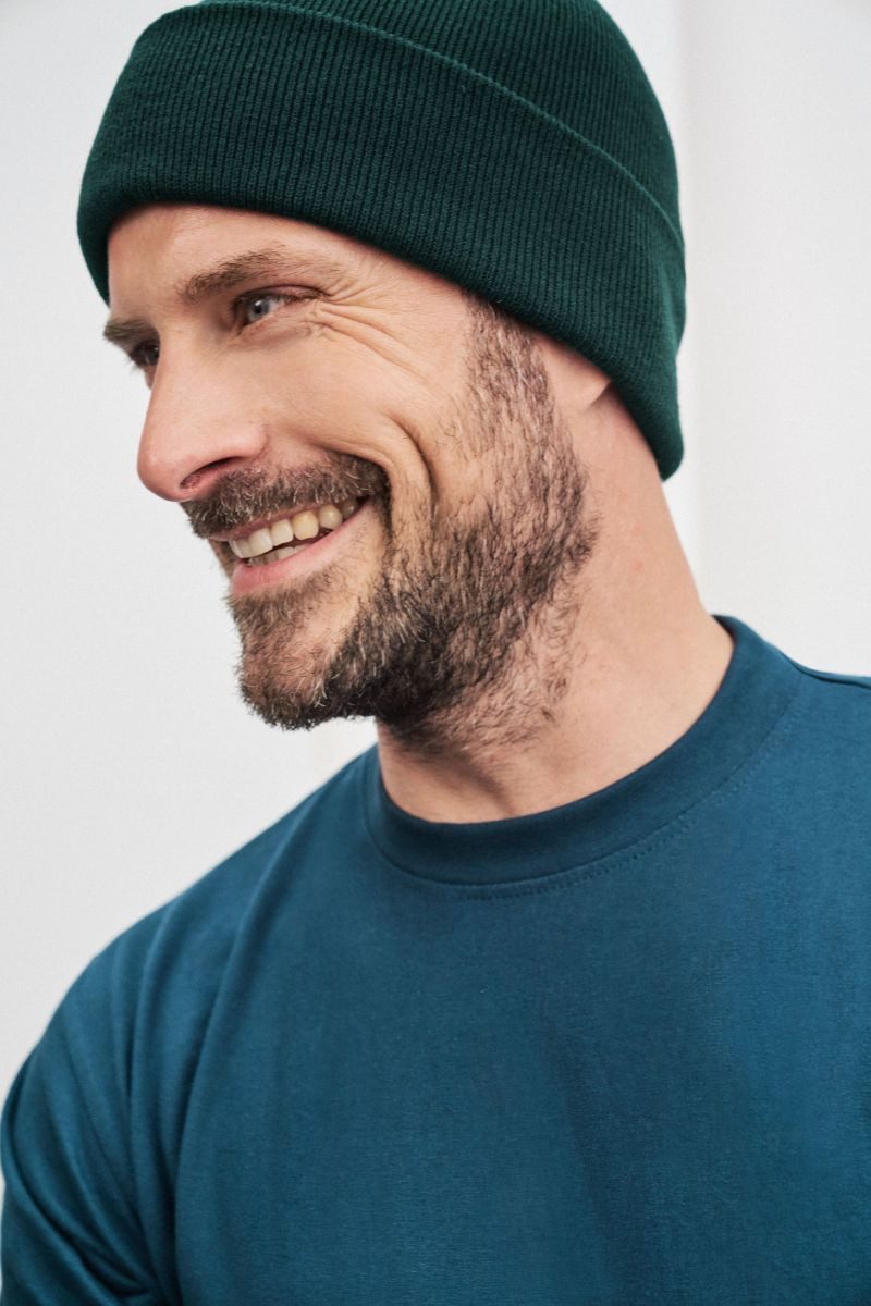 Myrtle Beach Bommelmütze Knitted Cap / Doppelt gestrickt