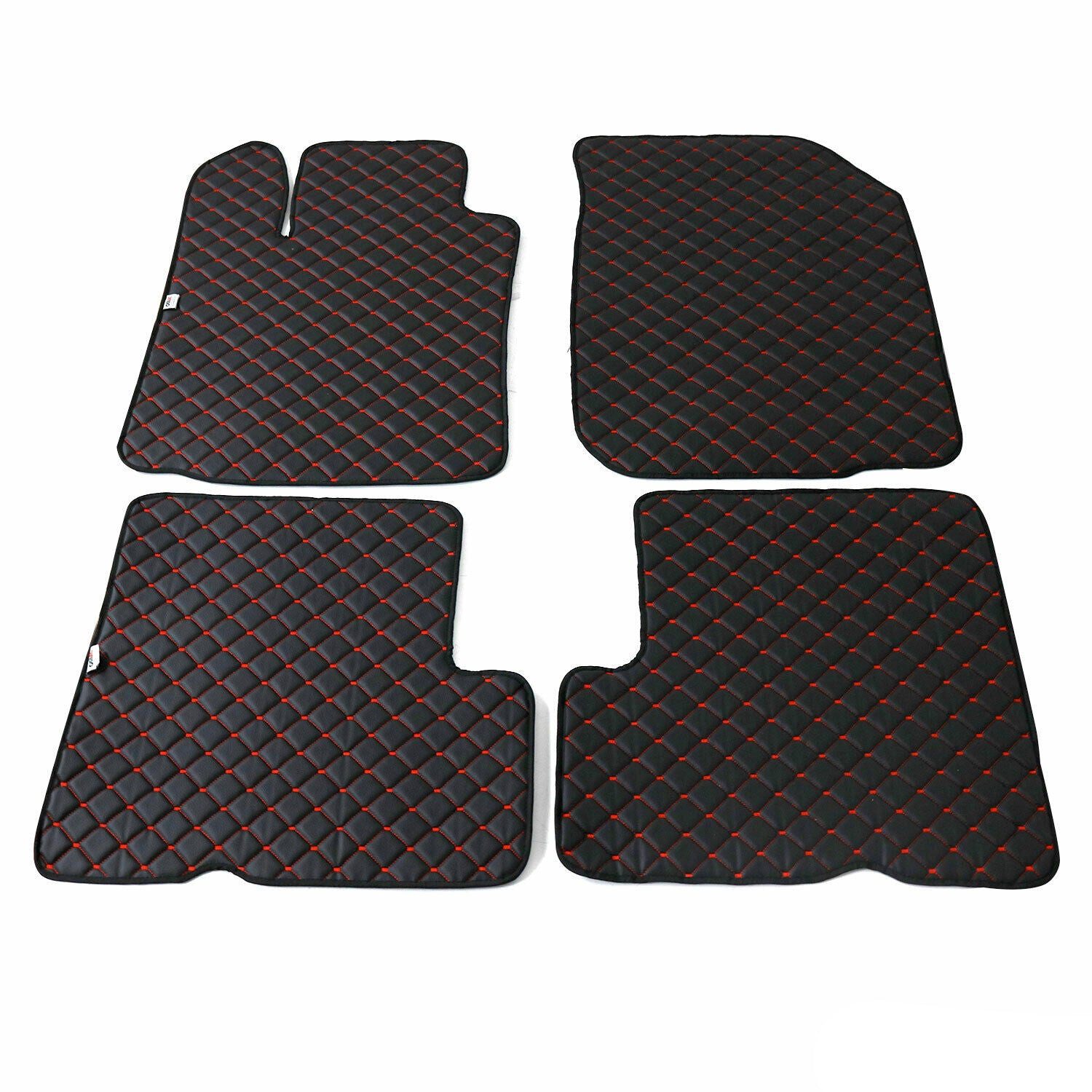 OMAC Auto-Fußmatten für Dacia Duster 2010-2018 Schwarz 4 tlg (4 St), für Dacia Duster 2010-2018 Dacia Duster 2010-2018, Antirutsch,Wasserfest,Einfache Installation