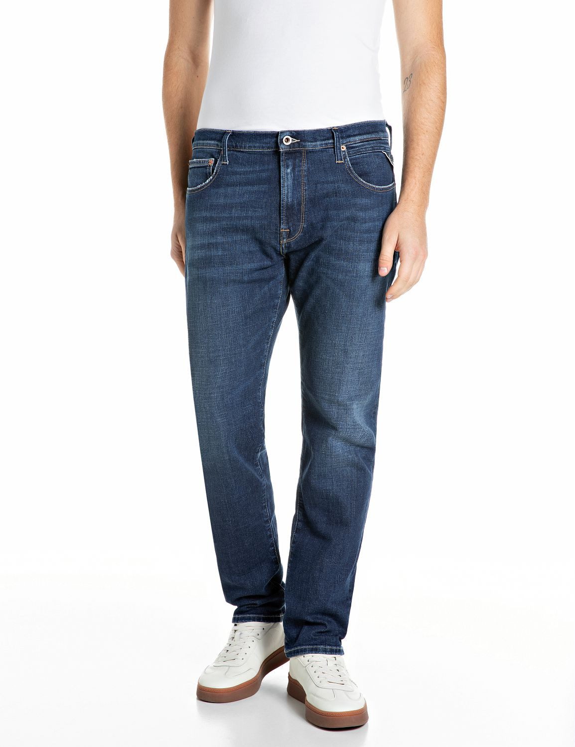 Comfort-fit-Jeans Hose 11.5 OZ DEEP BLUE INDIGO, DARK BLUE